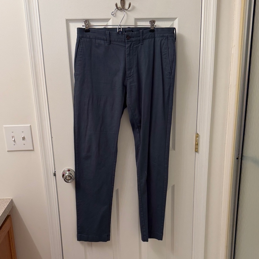 J. Crew Men's Dark Blue Chinos